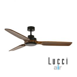Lucci Air SHOALHAVEN Black/Dark Koa NL fan - Ανεμιστήρες Οροφής